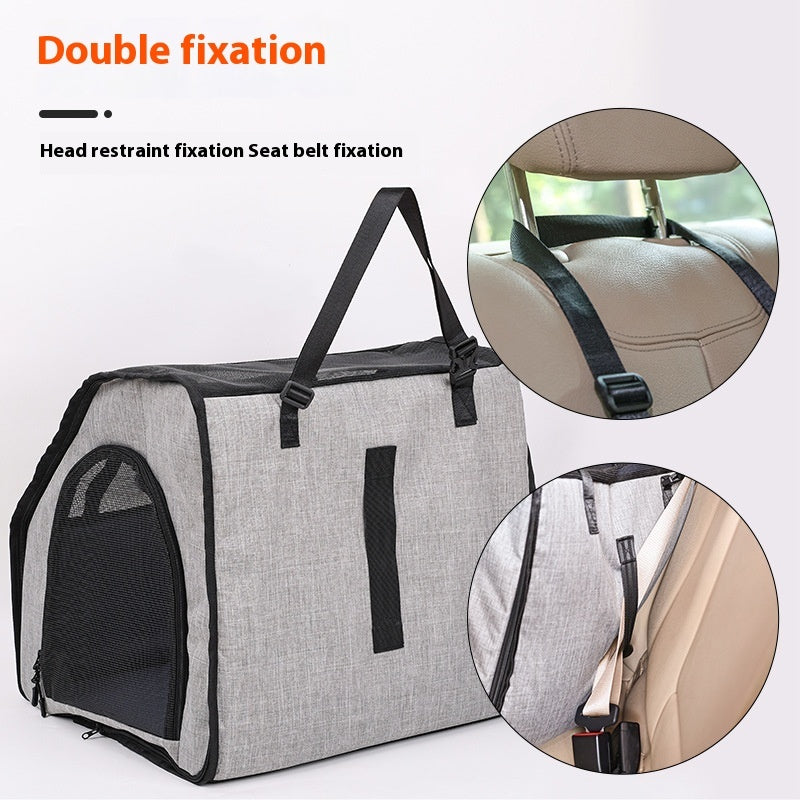 Portable Foldable Car Waterproof Pet Cage