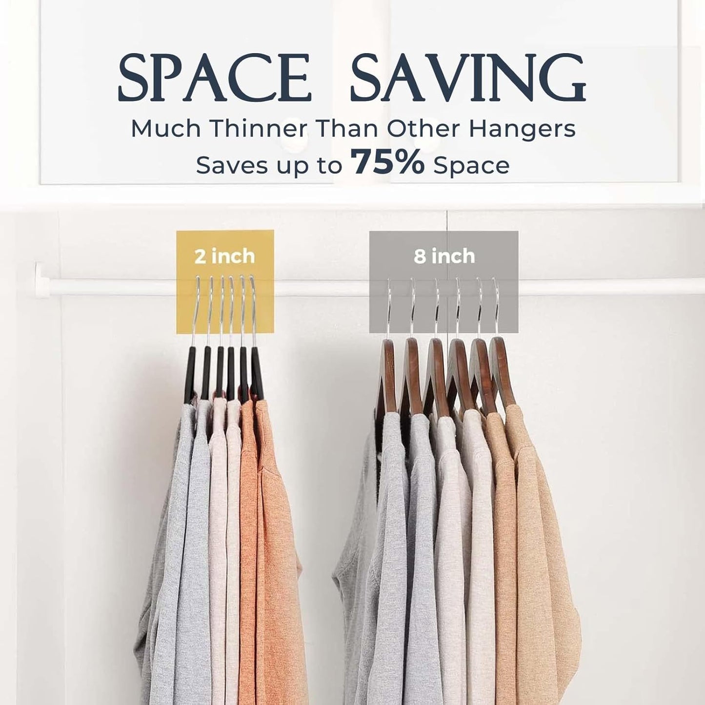 Flocked Hangers 30pc
