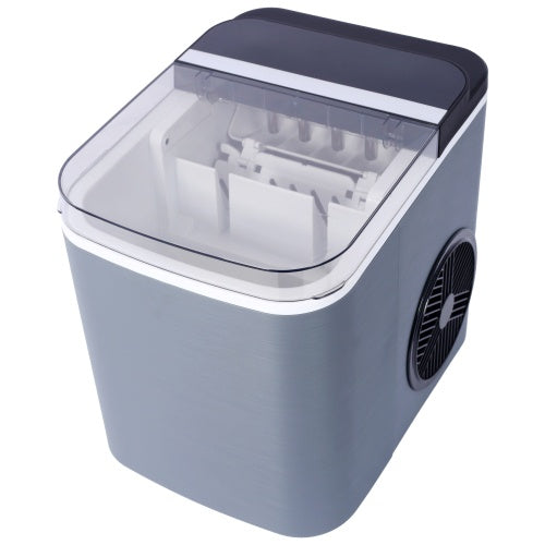 Ice Maker Countertop, Portable Ice Machine, Self-Cleaning Ice Makers With Basket And Scoop,