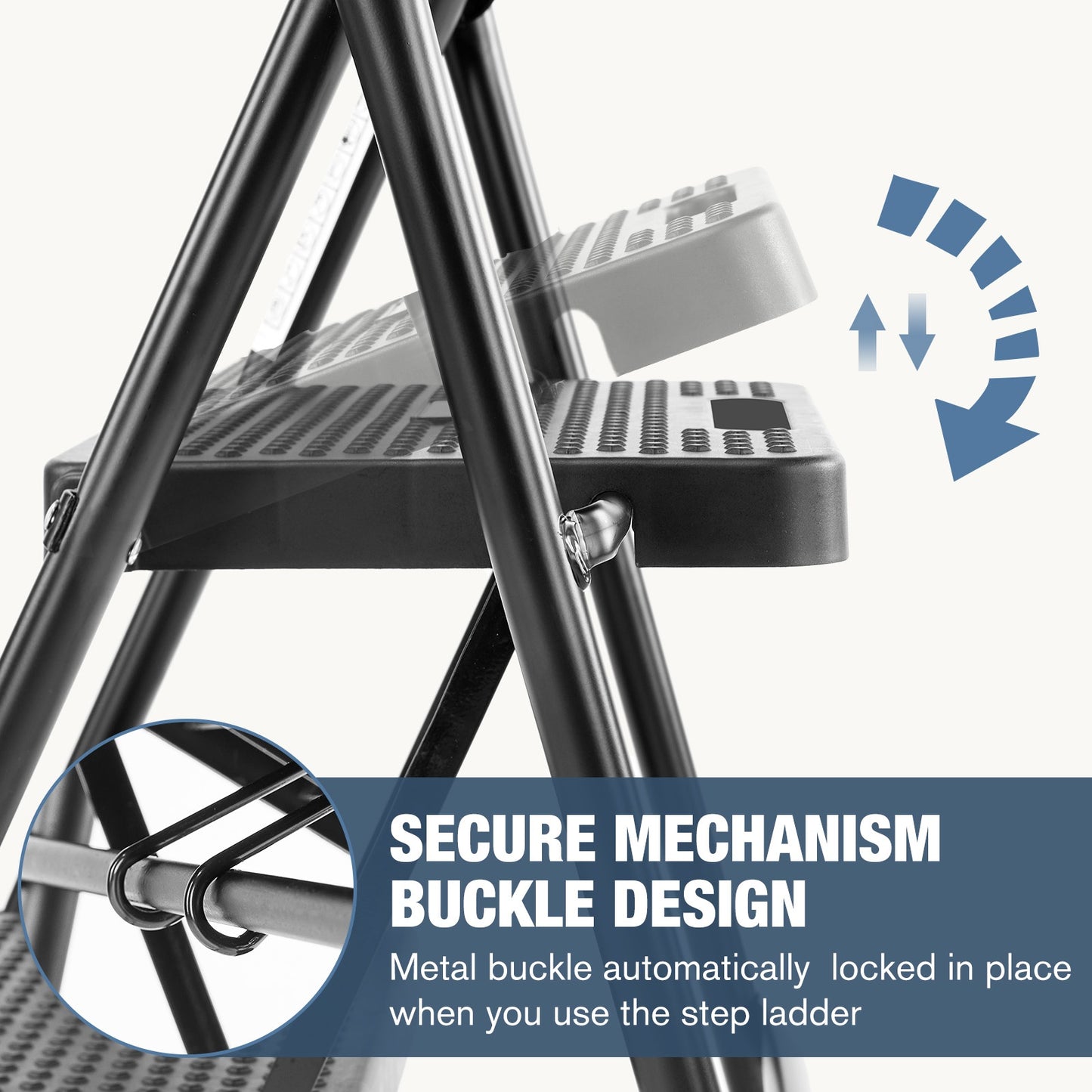 Household Portable 2-layer Step Ladder,