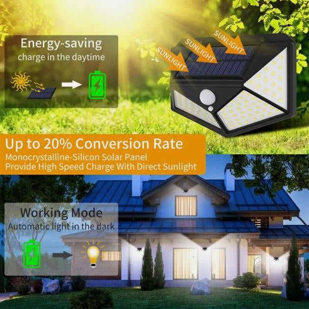 Solar Lights Outdoor Waterproof - Flood Lights , LED Solar Light For Streets,