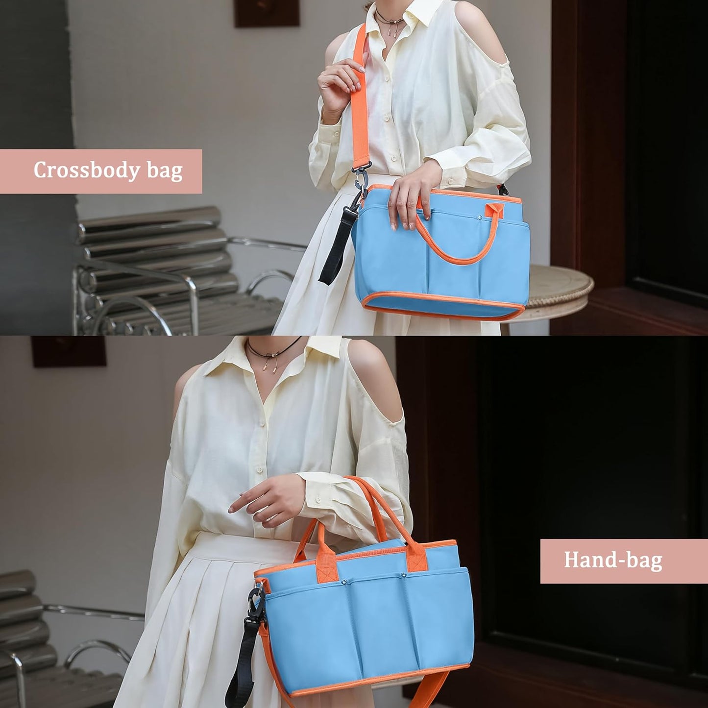 Diaper Bag Tote-Diaper Baby Bags, Waterproof Large Mommy Bag