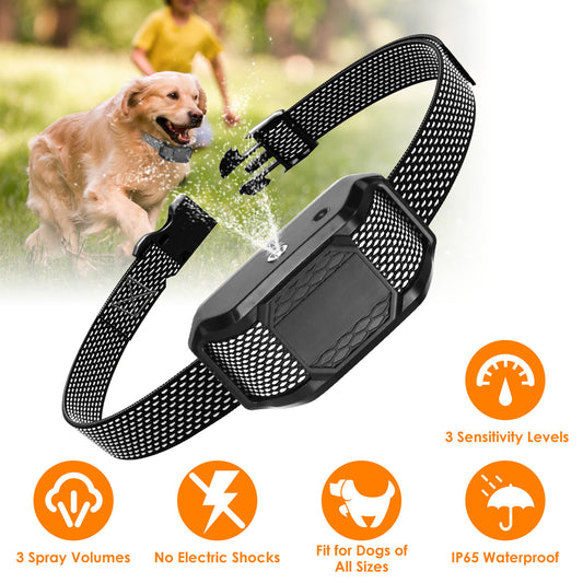 1Pc Citronella Bark Collar For Dogs Spray Bark Collar Anti Barking Control For Small Medium Large Dogs IP65 Waterproof No Electric Shocks