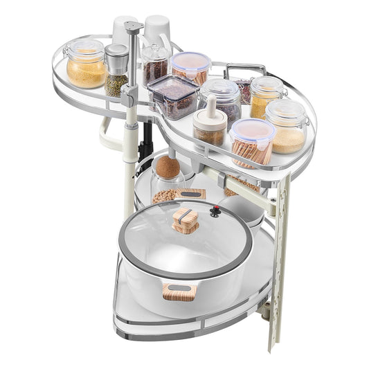 2 Tier Swing Right Blind Corner Cabinet Pull Out Soft Close