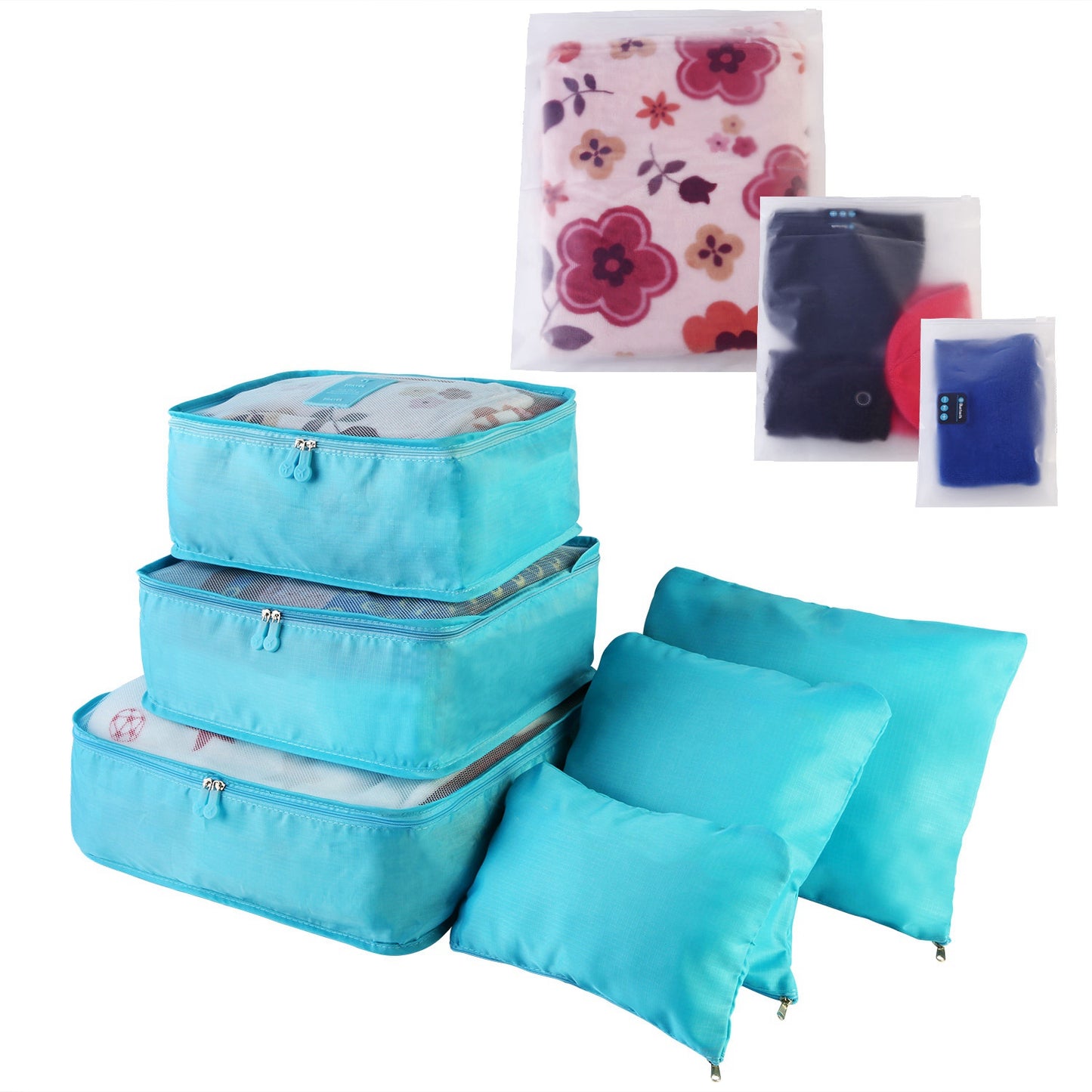 9Pcs Per Set Clothes Storage Bags Water-Resistant