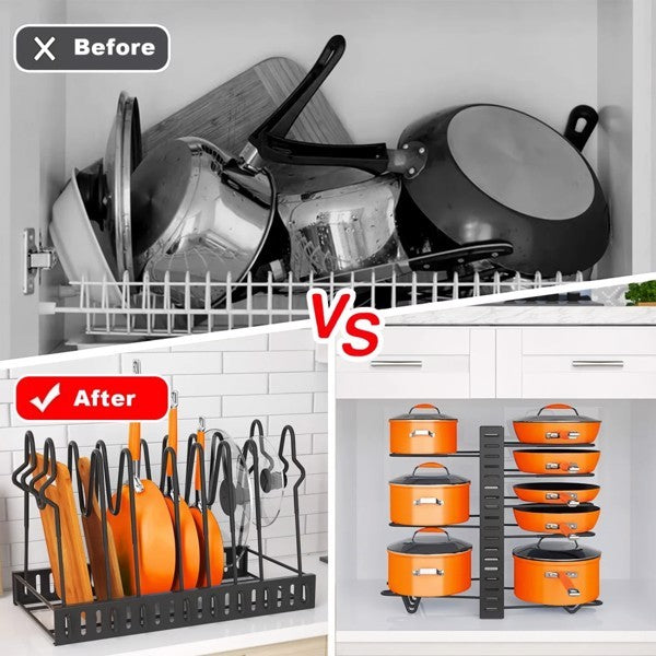 2 Pieces Of Kitchen Organization And Storage Racks,