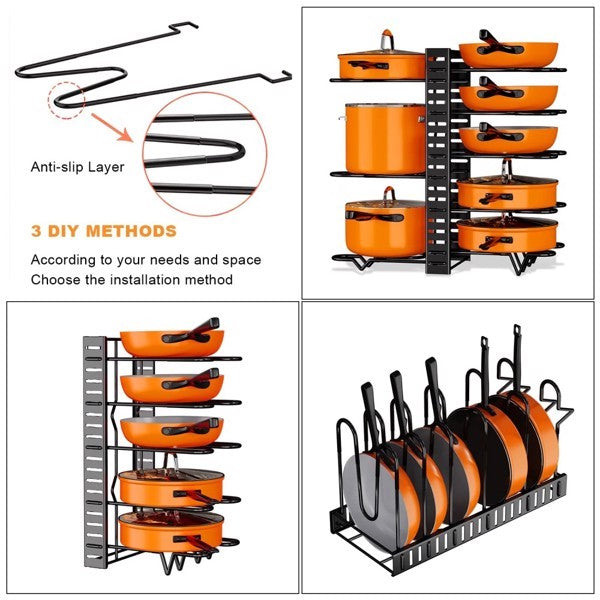 2 Pieces Of Kitchen Organization And Storage Racks,