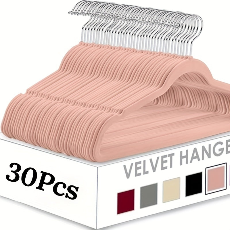 Flocked Hangers 30pc