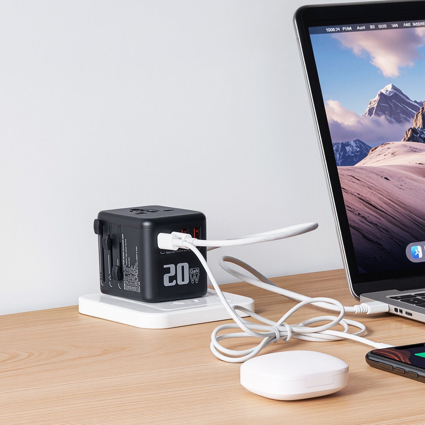 Universal Travel Adapter International 5 In 1 USB