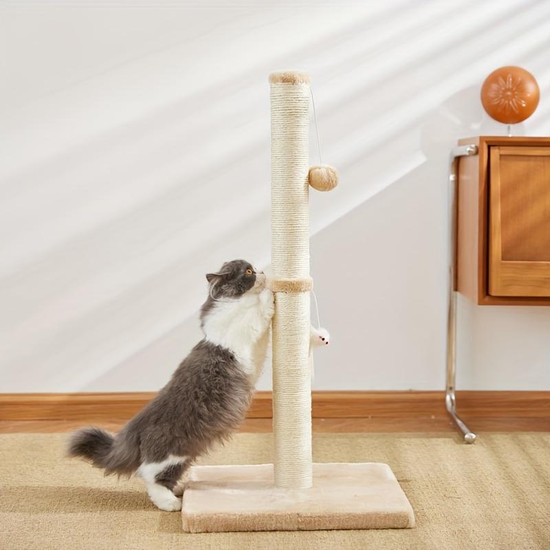 Durable Sisal Rope With Hanging Ball Toy Cat