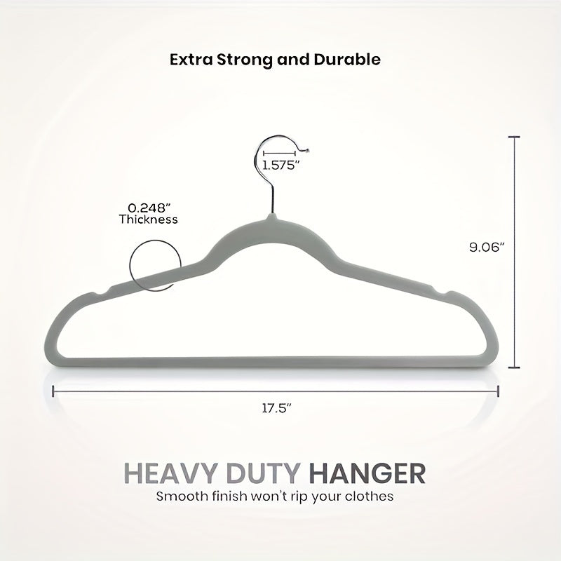 Flocked Hangers 30pc