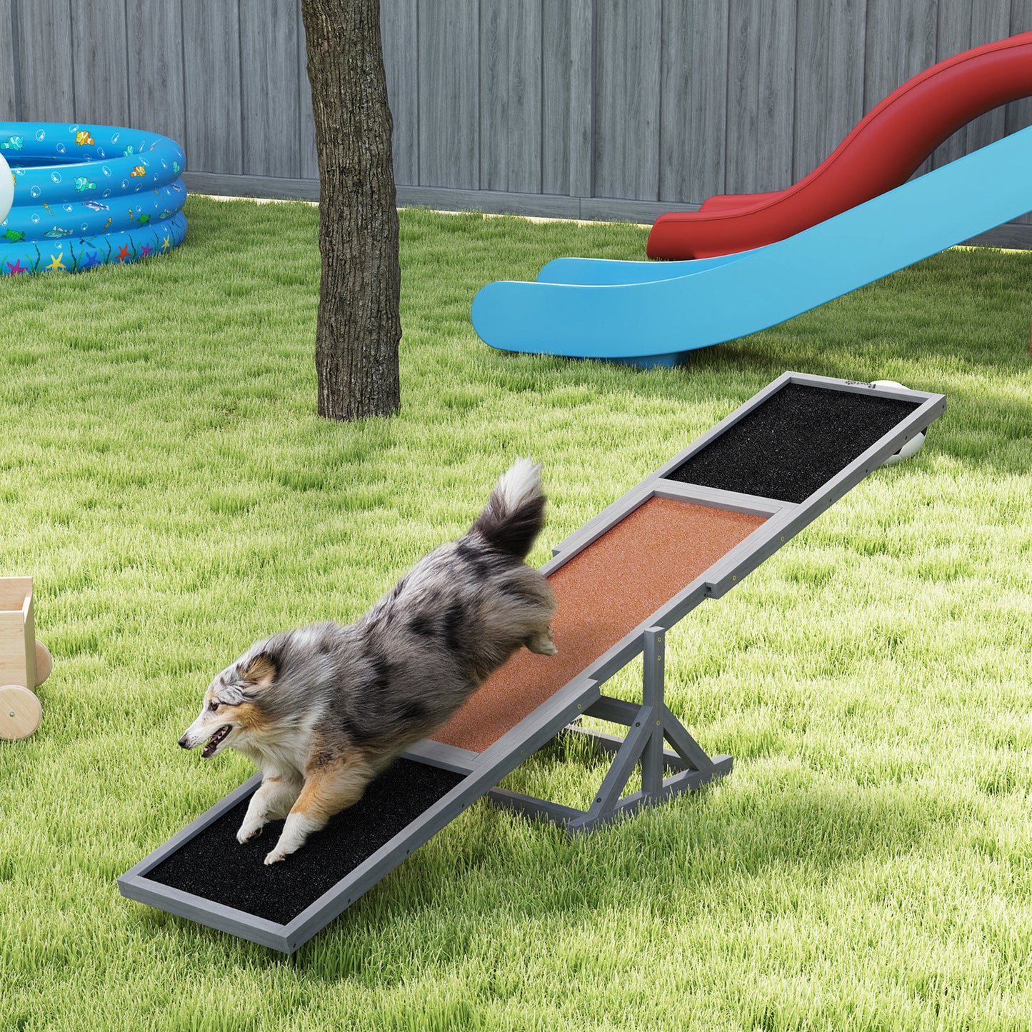 Wooden Dog Agility Seesaw For Training And Exercise