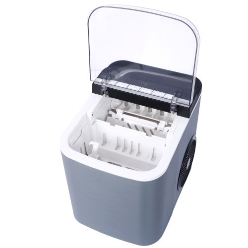 Ice Maker Countertop, Portable Ice Machine, Self-Cleaning Ice Makers With Basket And Scoop,