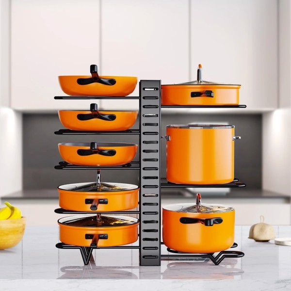 2 Pieces Of Kitchen Organization And Storage Racks,