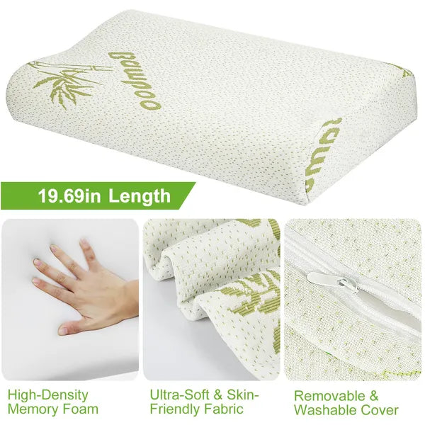 Contoured Cervical Orthopedic Pillow Neck Support Breath Pillow