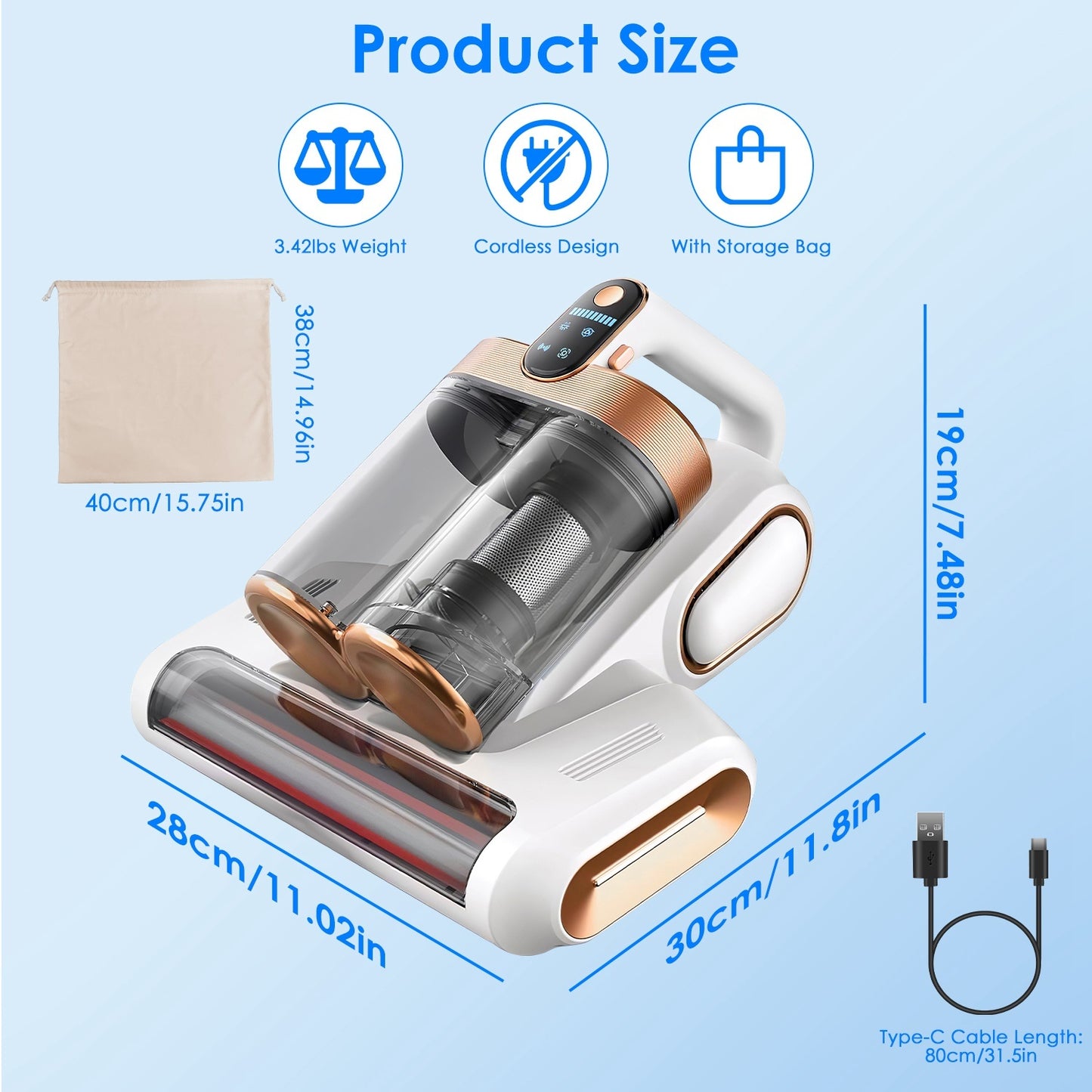 Mattress Vacuum Cleaner ,Bed Vacuum Cleaner Handheld Vacuums