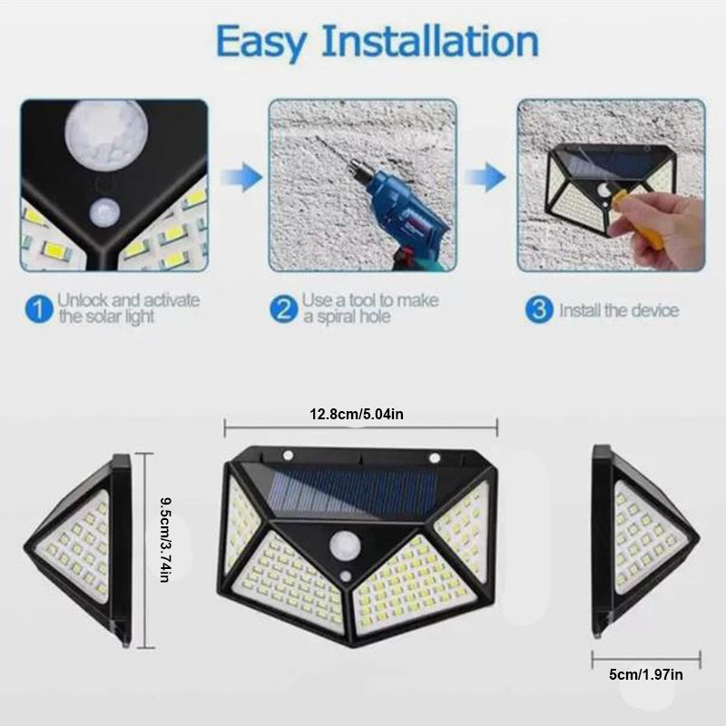 Solar Lights Outdoor Waterproof - Flood Lights , LED Solar Light For Streets,