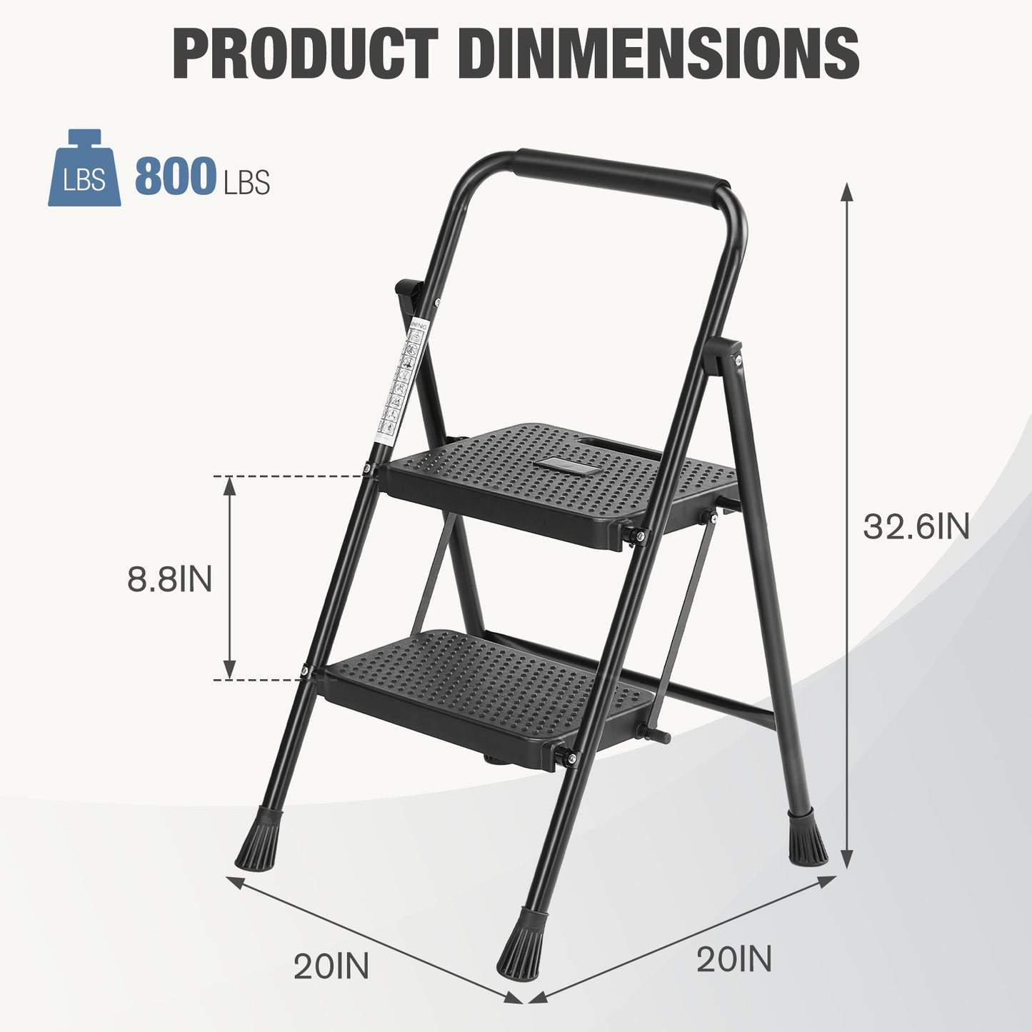 Household Portable 2-layer Step Ladder,