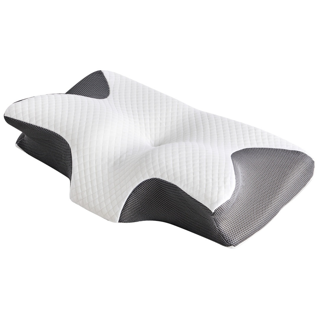 The Neck And Shoulders, Ergonomic Memory Foam Bed Pillow