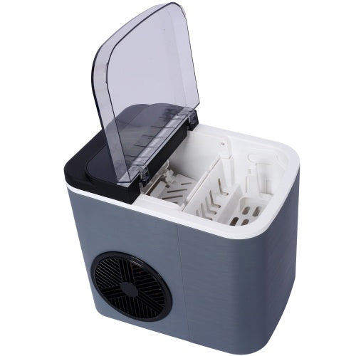 Ice Maker Countertop, Portable Ice Machine, Self-Cleaning Ice Makers With Basket And Scoop,