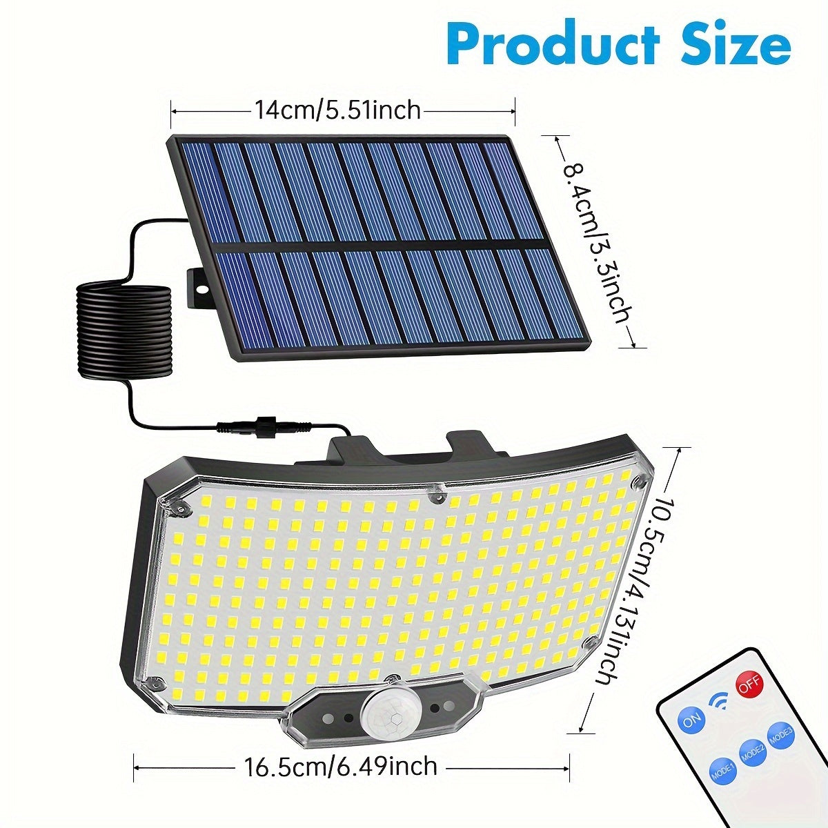 LED Outdoor Solar Motion Sensor Light