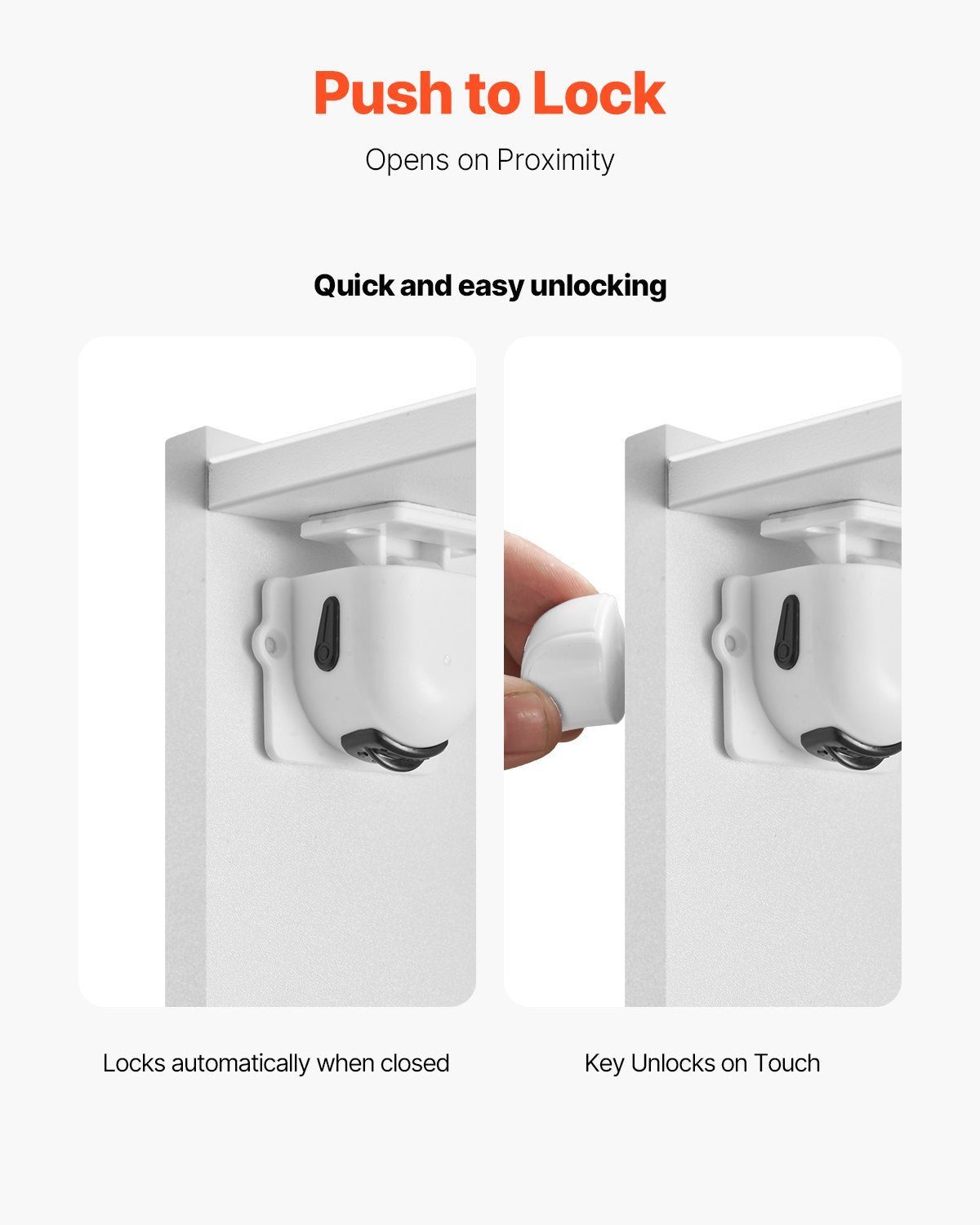Child Safety Magnetic Cabinet Locks 20 Packs